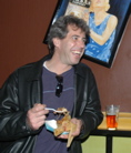 Doug laughing tamale